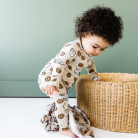 Cookies + Milk Zip Romper