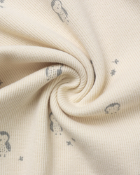 Steel Blue + Owls Ribbed Bodysuits 2pk