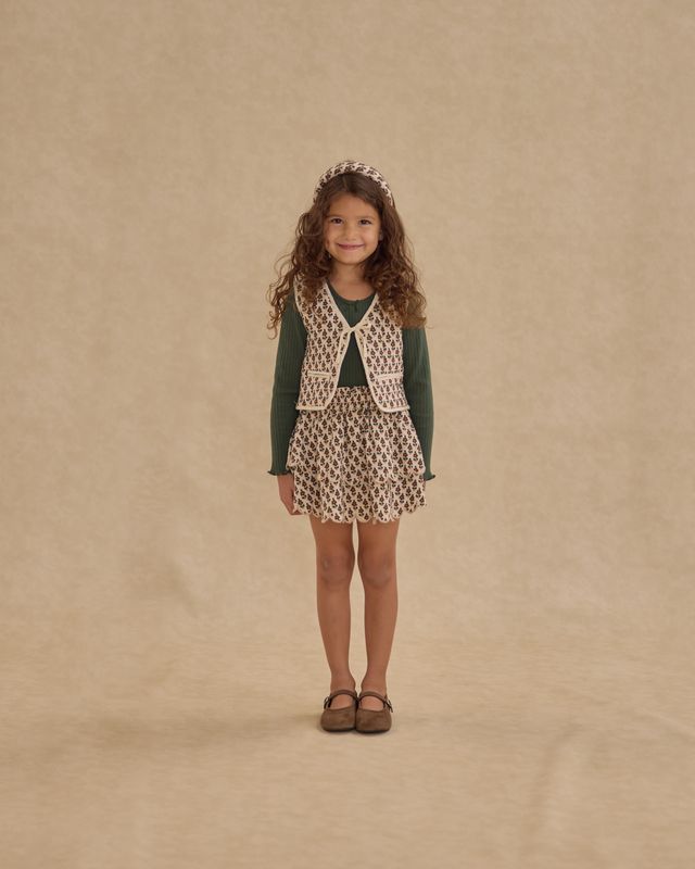 Harvest Floral Mini Skirt