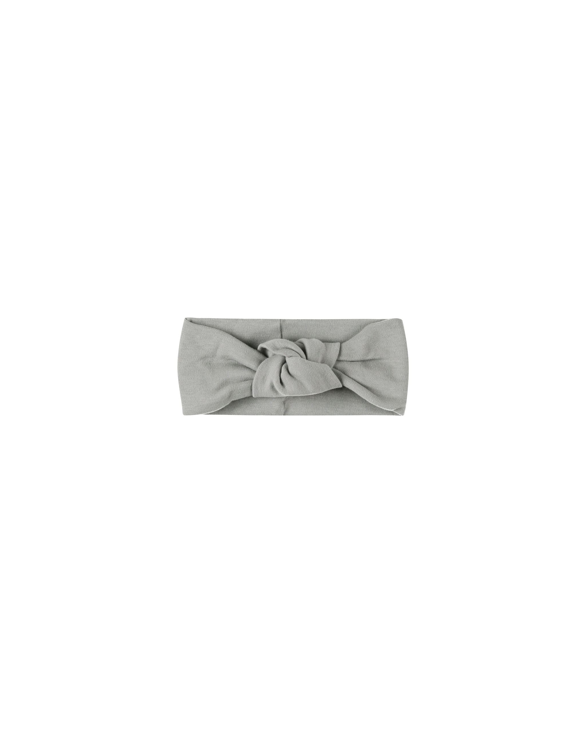 Dusty Blue Knotted Headband