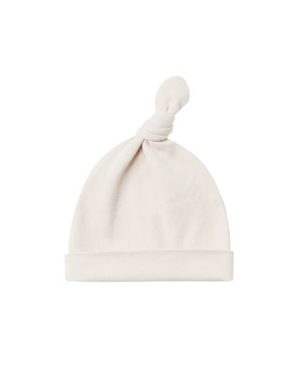 Natural Knotted Baby Hat