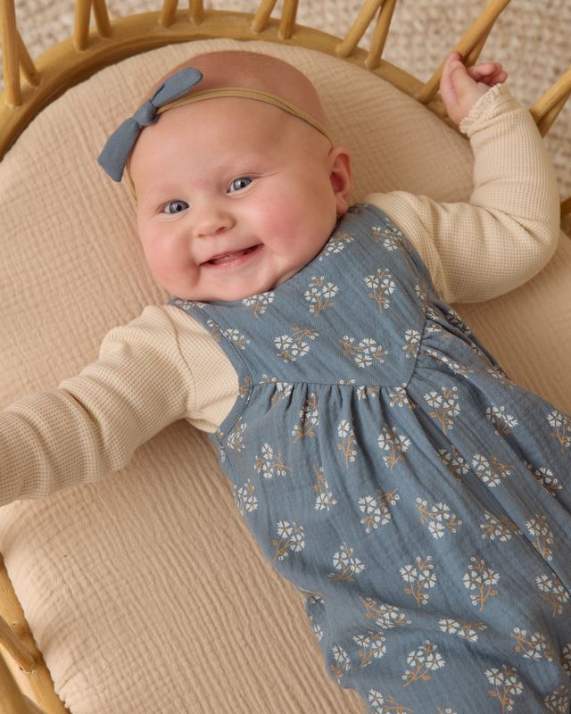 Natural Waffle Long Sleeve Bodysuit