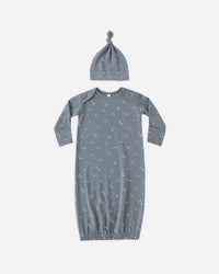 Starlight Bamboo Gown + Hat Set