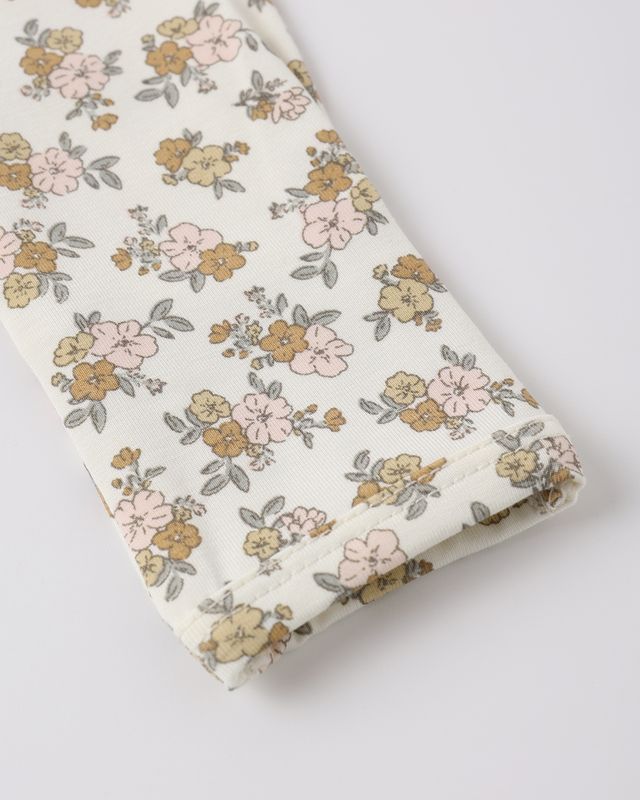 Wildflower Bamboo Zip Footie