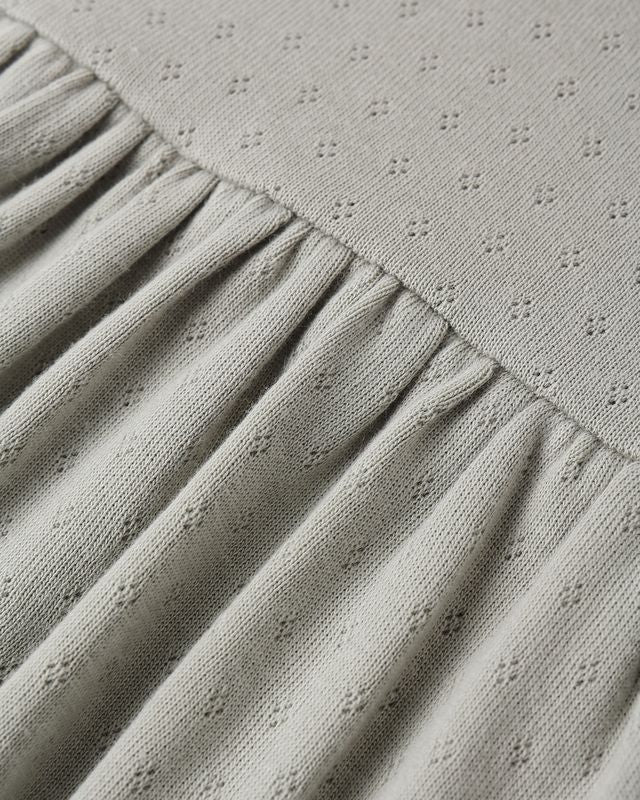 Sage Pointelle Skirted Bodysuit Dress