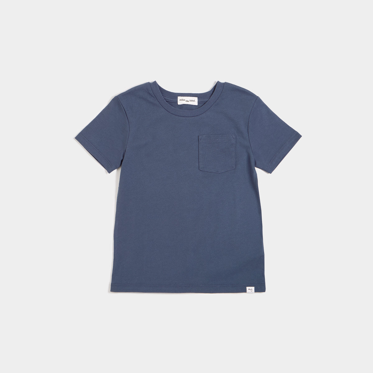 Vintage Blue Miles Pocket Tee