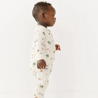 Zoo Day Bamboo Zip Romper