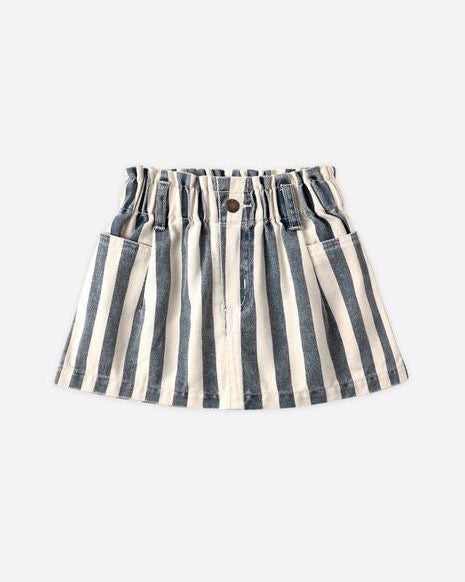 Striped skirt on a white background