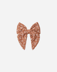 Poppy Floral Bow