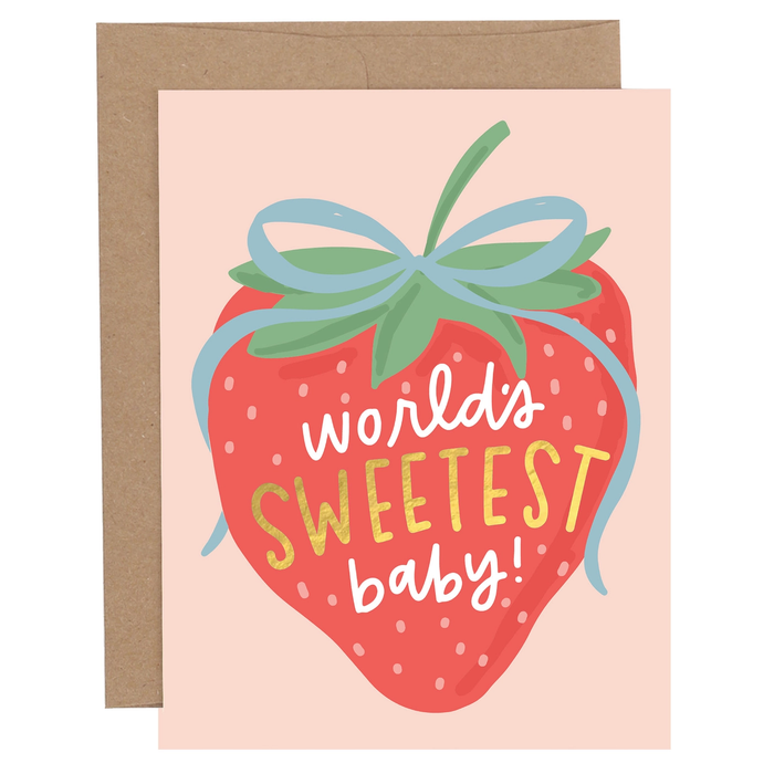 World's Sweetest Baby Greeting Card