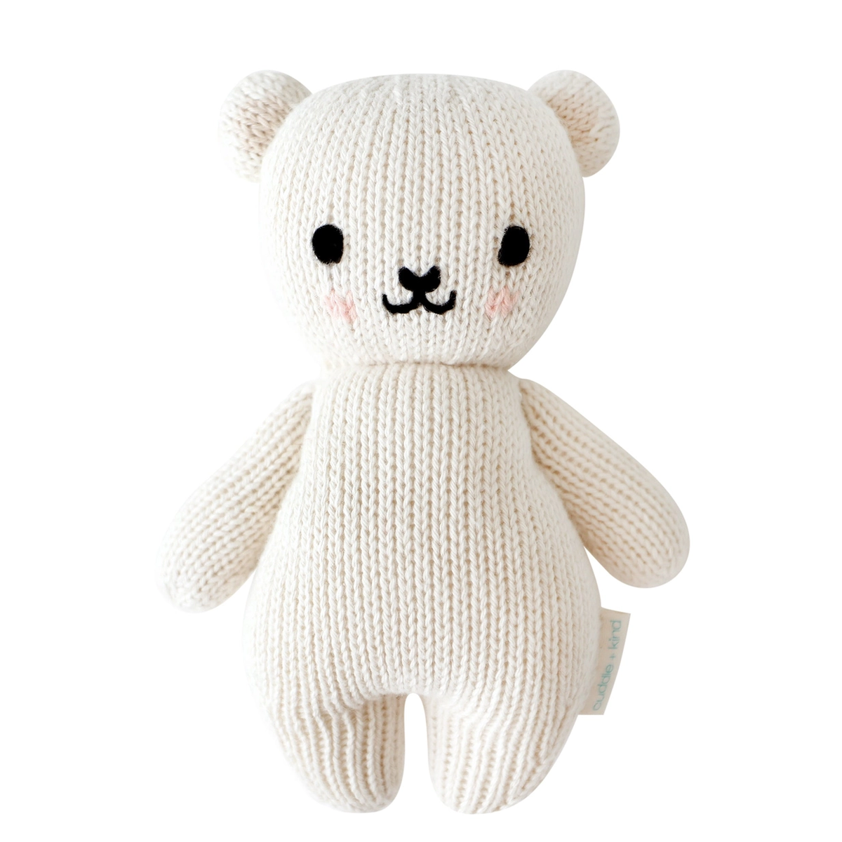 Baby Polar Bear Knitted Doll