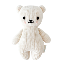 Baby Polar Bear Knitted Doll