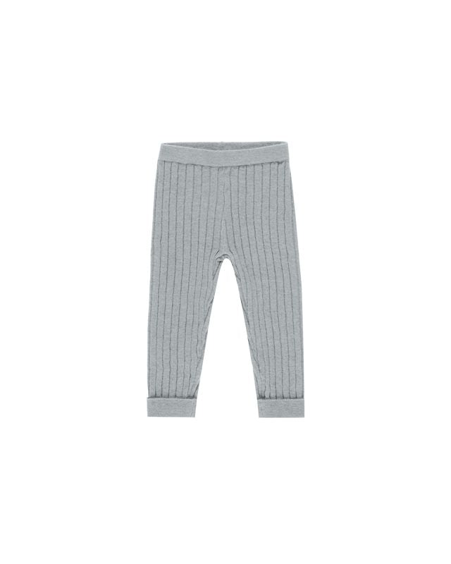 Dusty Blue Cuffed Legging