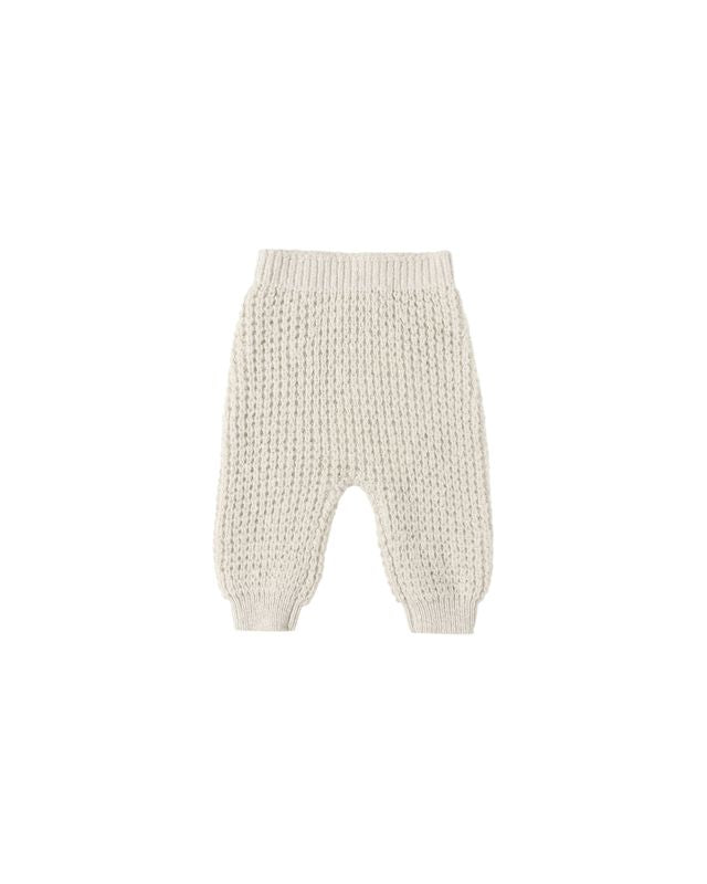Ivory Chunky Knit Pant
