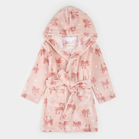 Pink Bows Plush Robe
