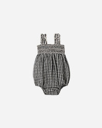 Black Check Julia Romper