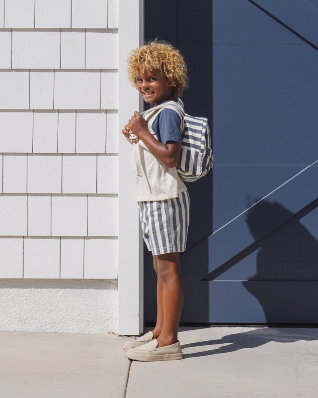 Navy Stripe Dawson Short