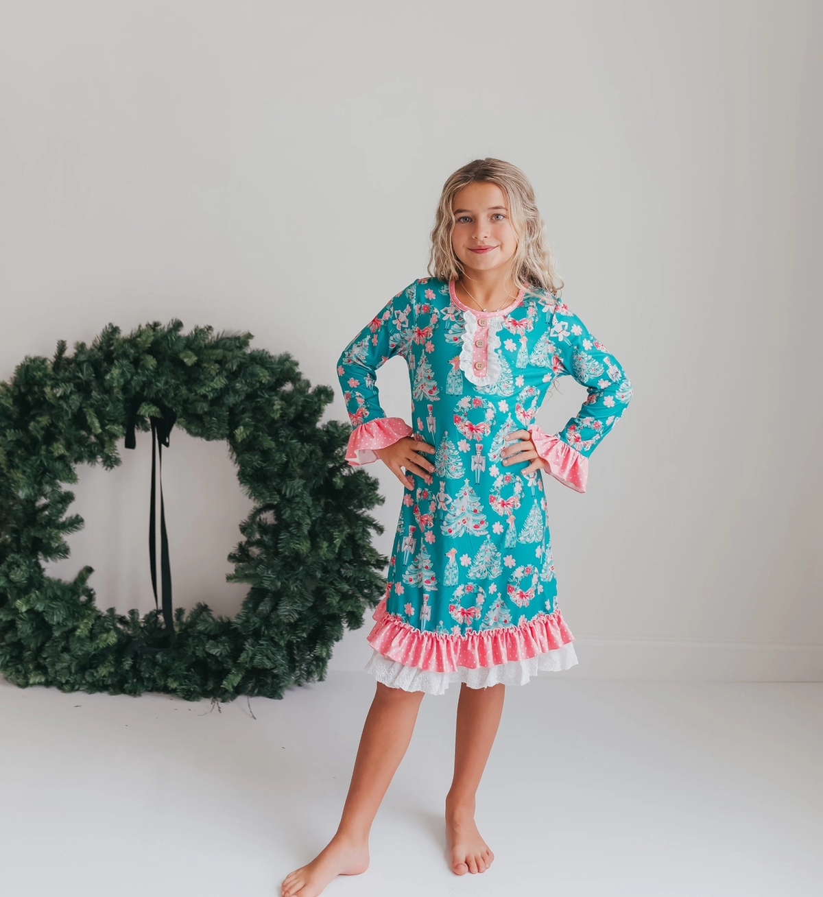 Nutcracker Ruffle Nightgown