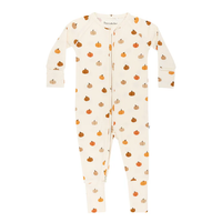 Pumpkins Bamboo Zip Romper