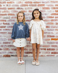 Navy Bows 2pk