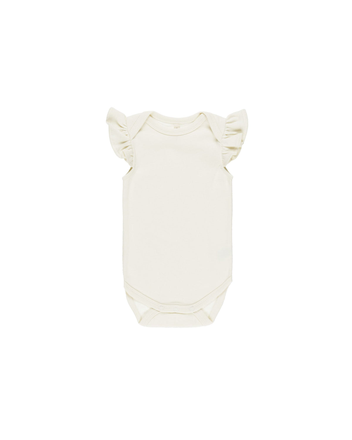 Ivory Flutter Sleeve Bodysuit