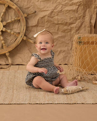 Black Check Julia Romper