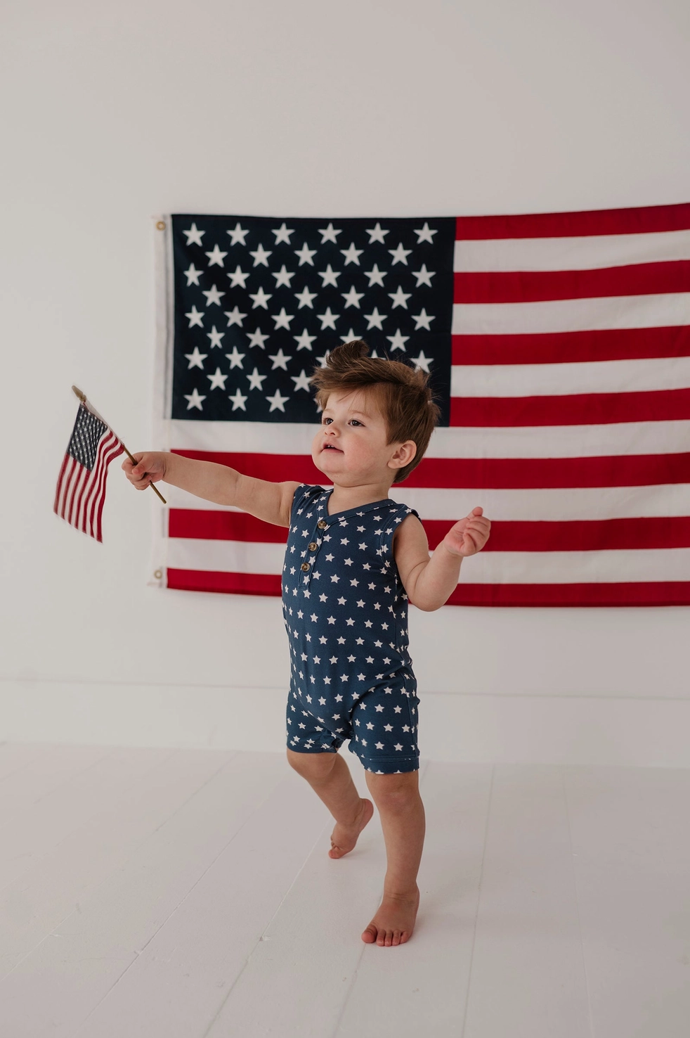 American Stars Sleeveless Romper