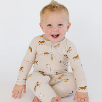 Horses Zip Romper