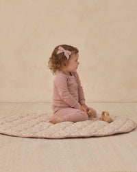 Mauve + Ivory + Sage Bow Clips