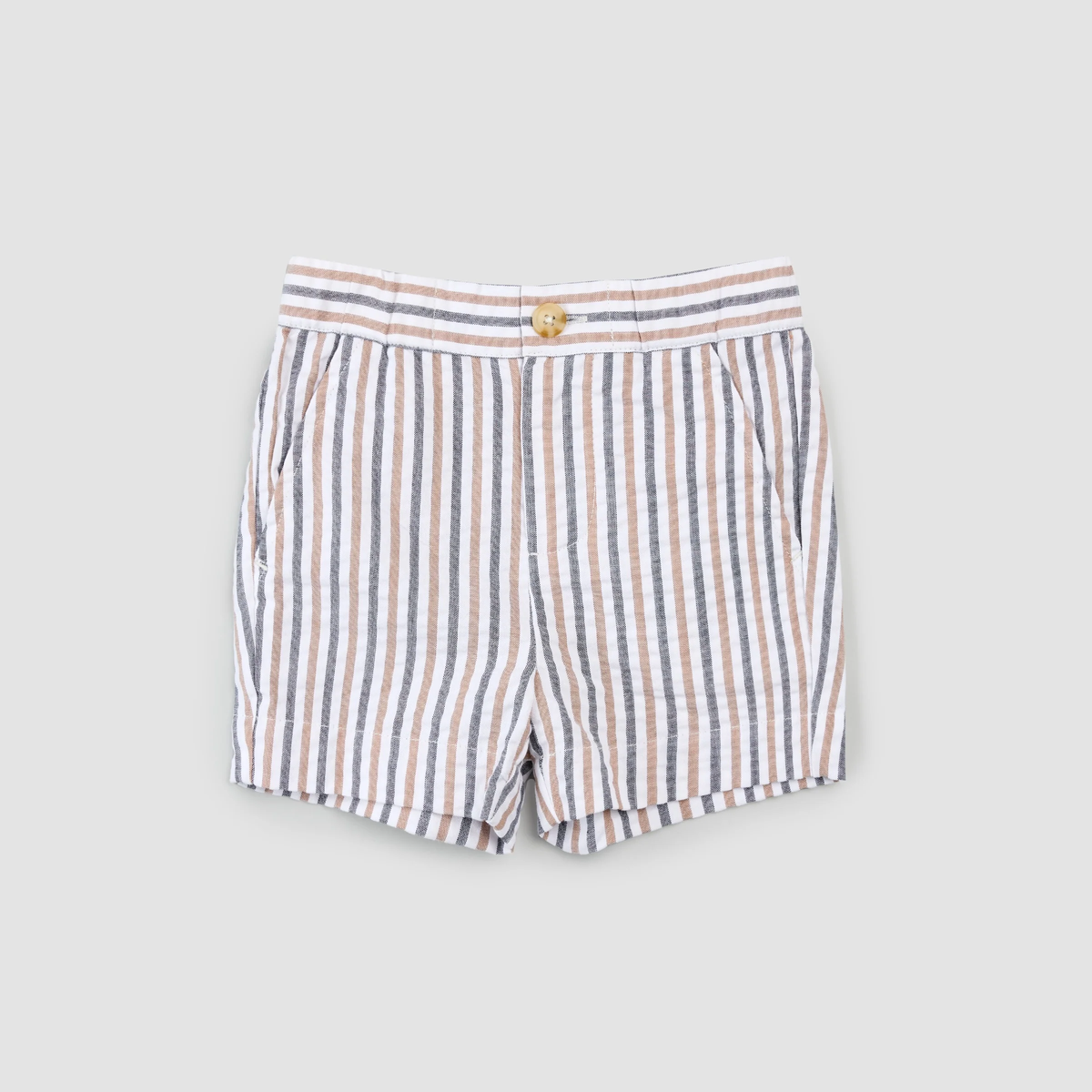 Striped Seersucker Shorts
