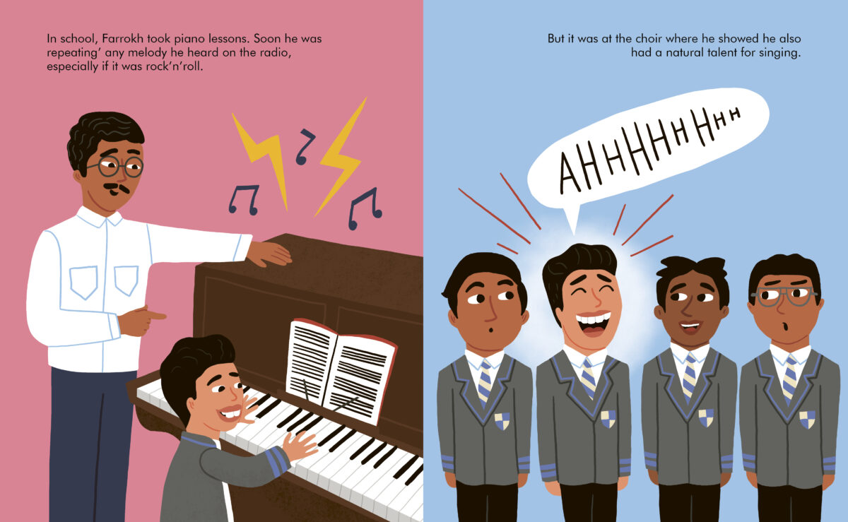 Freddie Mercury Little People Book