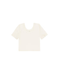 Ivory Pointelle Tee