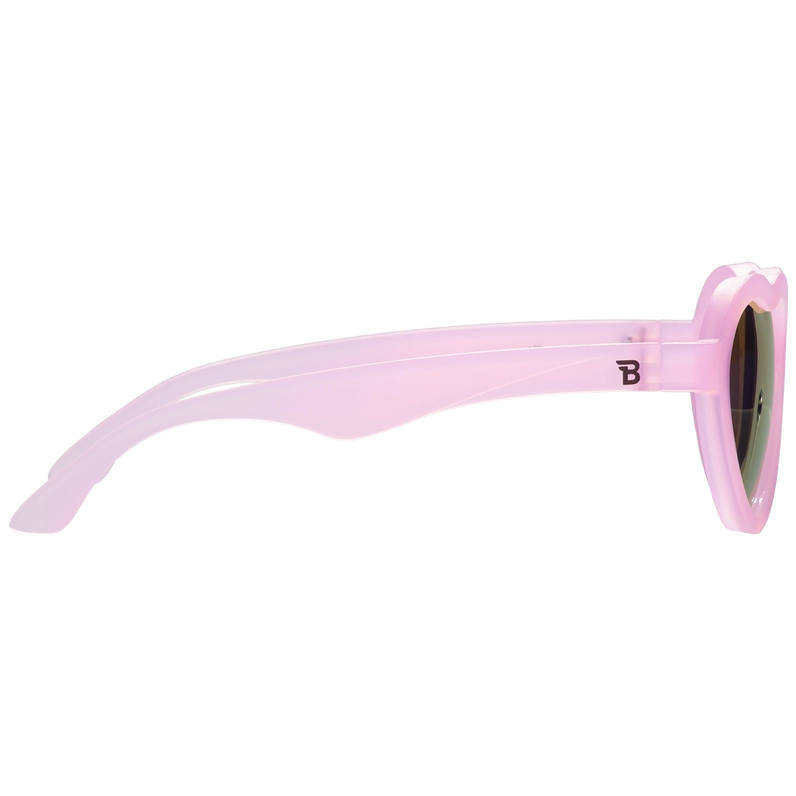 Pink Heart Polarized Sunglasses