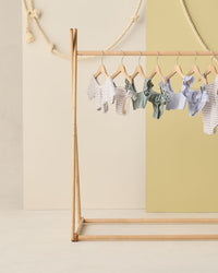 Periwinkle Stripe Cropped Rashguard Set