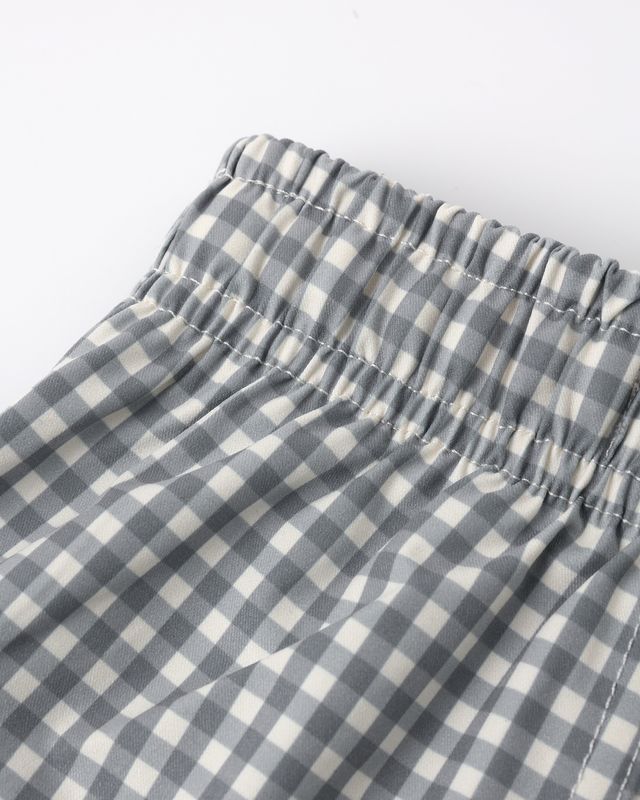 Ocean Gingham Swim Short