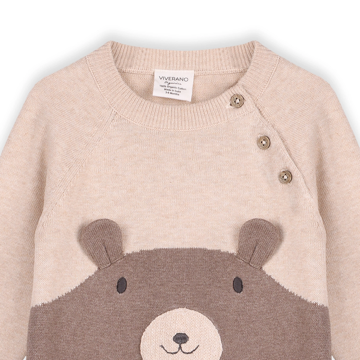 Cuddly Bear Knit Jumpsuit