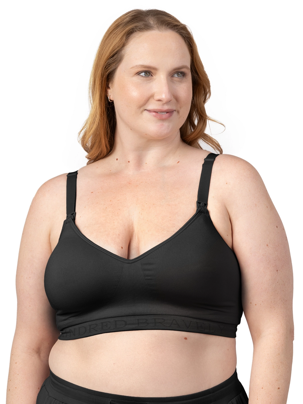 Black Contour Hands-Free Pumping + Nursing Bra