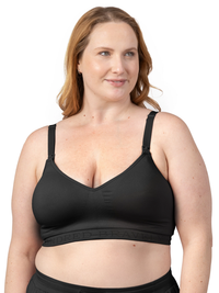 Black Contour Hands-Free Pumping + Nursing Bra