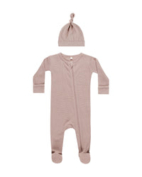 Mauve Waffle Sleep Set