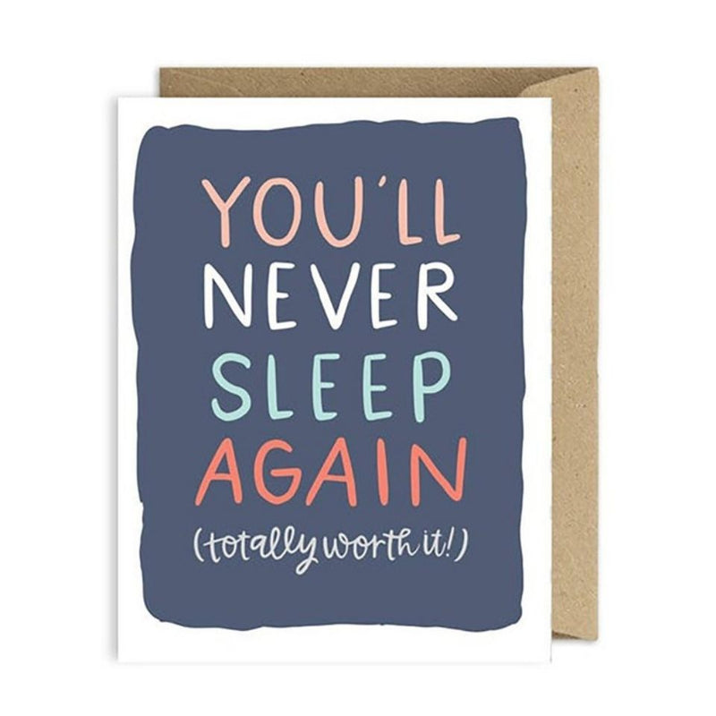 Never Sleep Again Greeting Card