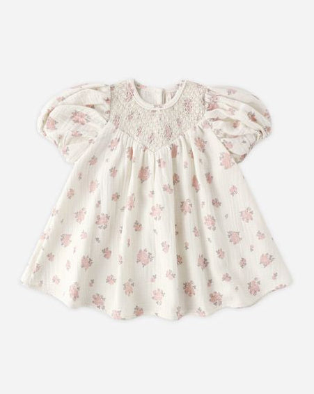 Floral dress on a white background