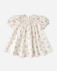 Floral dress on a white background