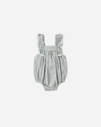 Green Gingham Maya Romper