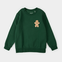 Gingerbread Embroidered Pullover