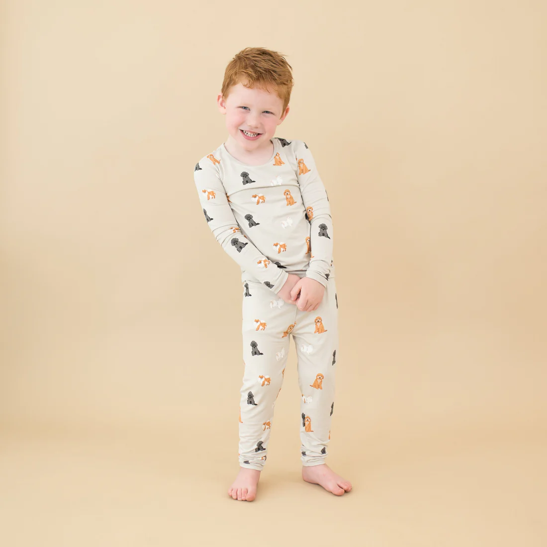 Fluffy Dog Pajama Set