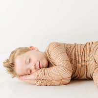 Neutral Lines Small Ribbed Pajama Set