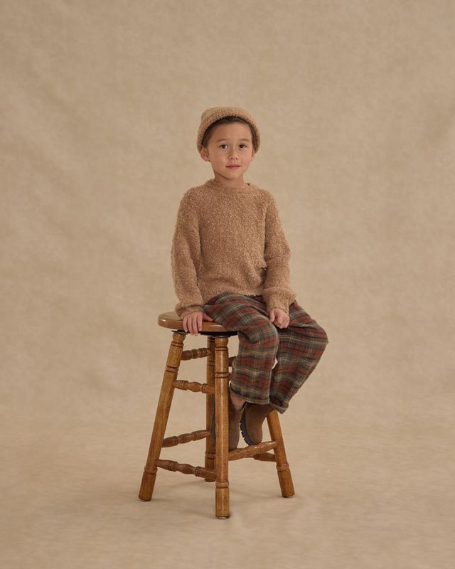 Toffee Boucle Aspen Sweater