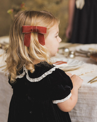 Ruby Velvet Bow