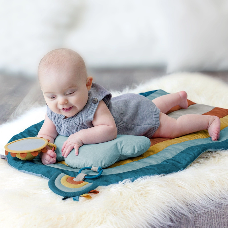 Rainbow Tummy Time Mat Set