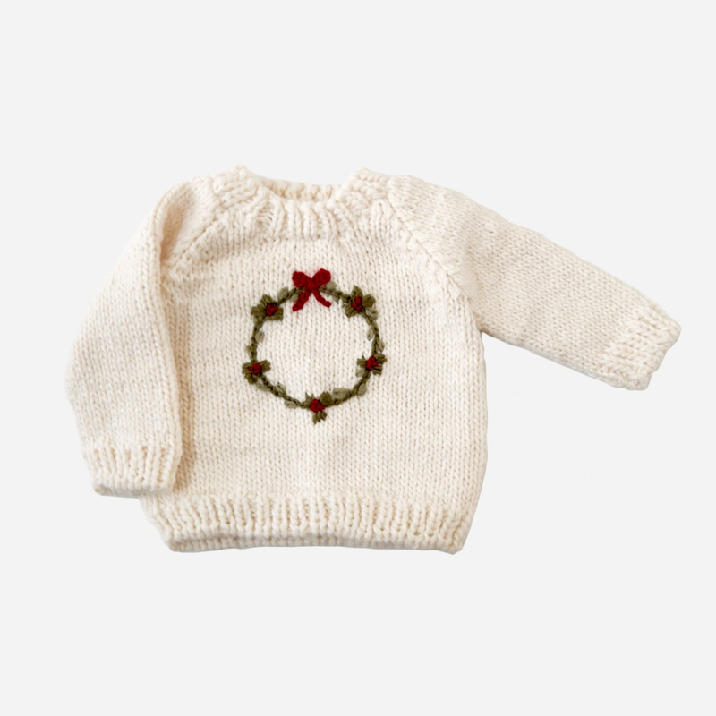 Wreath Knitted Sweater